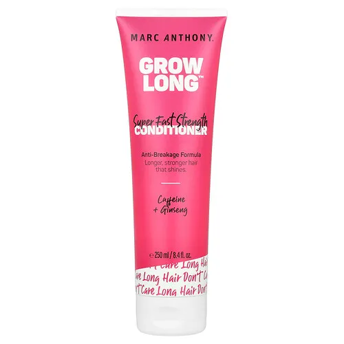 Marc Anthony, Grow Long™, Acondicionador de concentración superrápida, Cafeína y ginseng, 250 ml (8,4 oz. líq.)