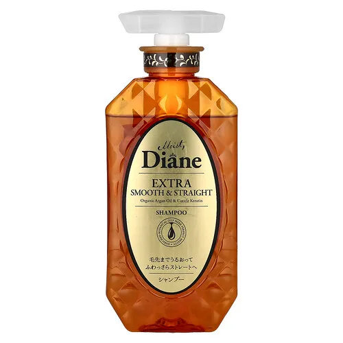 Moist Diane, Champú extrasuave y alisador, 450 ml (15,2 oz. líq.)