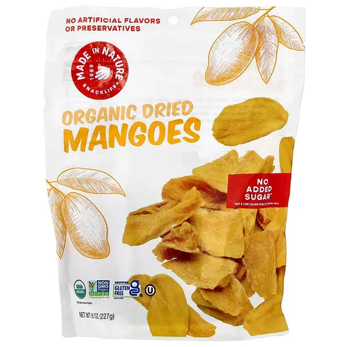 Made in Nature, Mangos deshidratados orgánicos, 227 g (8 oz)