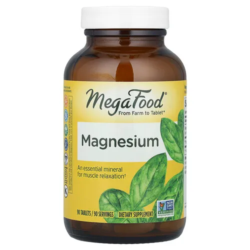 MegaFood, Magnesio, 90 comprimidos