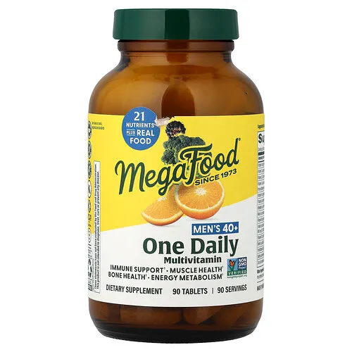 MegaFood, Hombres mayores de 40 años: uno por día, 90 comprimidos