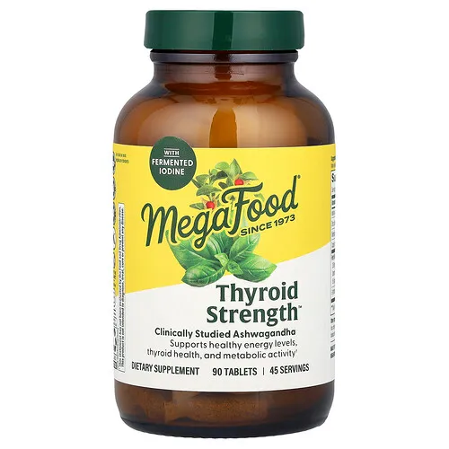 MegaFood, Thyroid Strength™, 90 comprimidos
