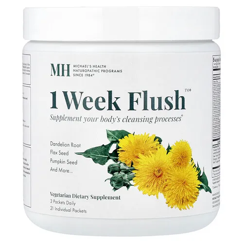 Michael's Health, 1 Week Flush™, 21 sobres individuales