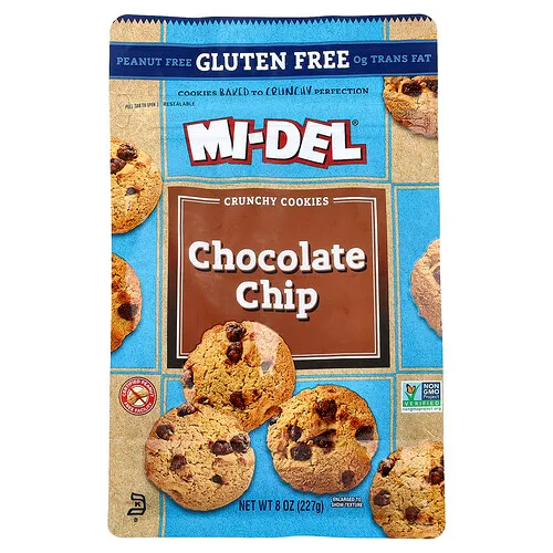 Mi-Del Cookies, Galletas crujientes, Chips de chocolate, 227 g (8 oz)