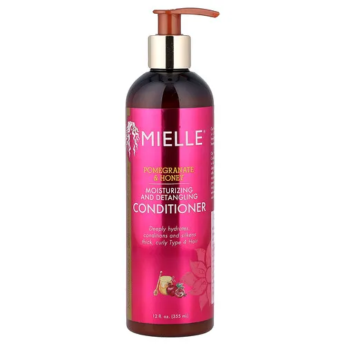 Mielle, Acondicionador humectante y desenredante, Granada y miel, 355 ml (12 oz. líq.)