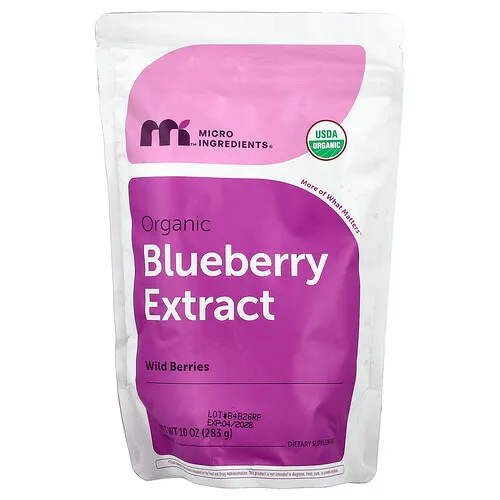Micro Ingredients, Extracto de arándano azul orgánico en polvo, 283 g (10 oz)