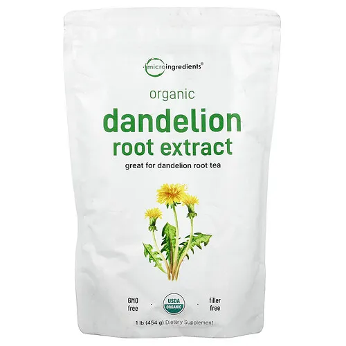 Micro Ingredients, Extracto de raíz de diente de león orgánico, 454 g (1 lb)