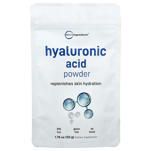Micro Ingredients, Ácido hialurónico en polvo, 50 g (1,76 oz)