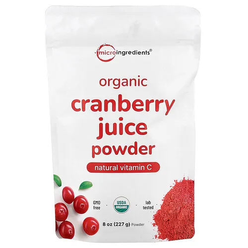 Micro Ingredients, Zumo de arándano rojo orgánico en polvo, 227 g (8 oz)