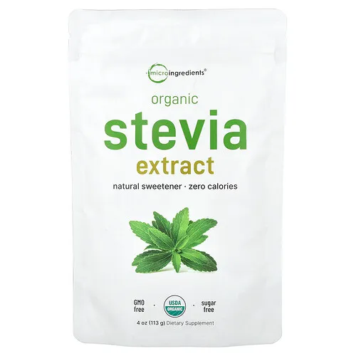Micro Ingredients, Extracto de estevia orgánica, 113 g (4 oz)