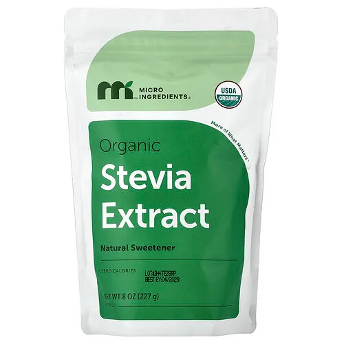 Micro Ingredients, Extracto de estevia orgánica en polvo, 227 g (8 oz)