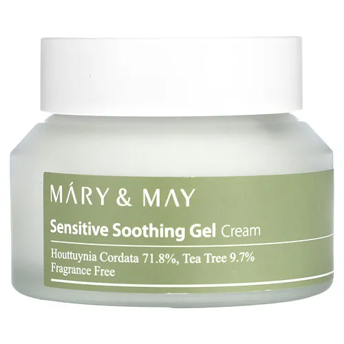 Mary & May, Crema en gel calmante para pieles sensibles, 70 g (2,46 oz)
