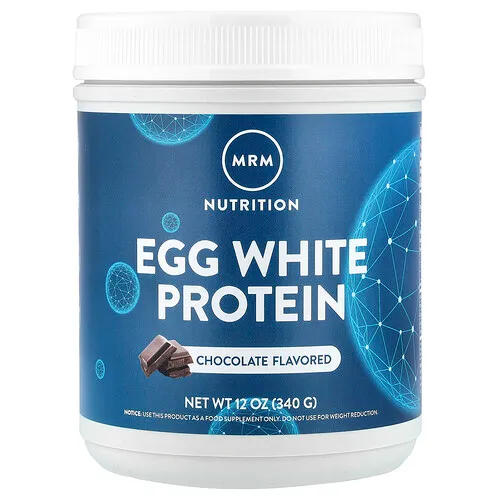 MRM Nutrition, Proteína de clara de huevo, Chocolate`` 340 g (12 oz)
