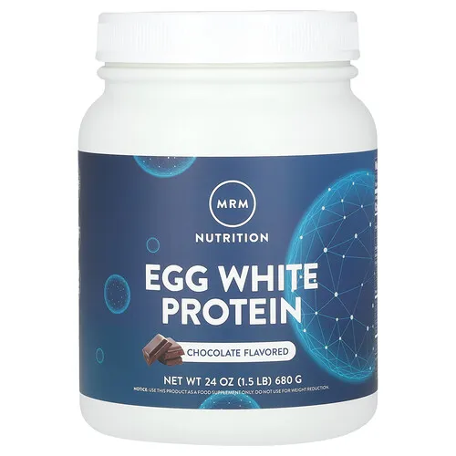 MRM Nutrition, Proteína de clara de huevo, chocolate, 680 g (1,5 lb)