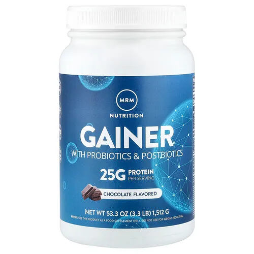MRM Nutrition, Suplemento para el aumento de masa muscular, Chocolate, 1512 g (3,3 lb)