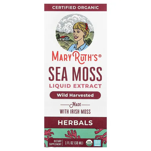 MaryRuth's, Extracto líquido de musgo marino orgánico, Sin alcohol, 1140 mg, 30 ml (1 oz. líq.)