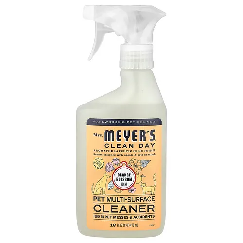 Mrs. Meyers Clean Day, Limpiador multisuperficies para mascotas, Flor de naranjo, 473 ml (16 oz. líq.)