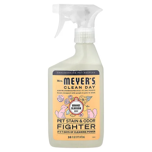 Mrs. Meyers Clean Day, Eliminador de manchas y olores para mascotas, Flor de naranjo, 473 ml (16 oz. líq.)