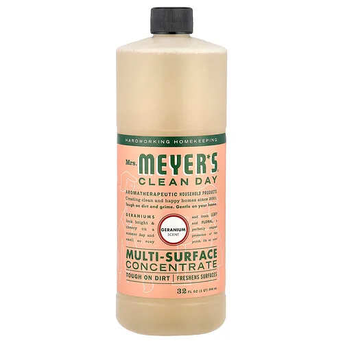 Mrs. Meyers Clean Day, Concentrado para múltiples superficies, Geranio, 946 ml (32 oz. Líq.)