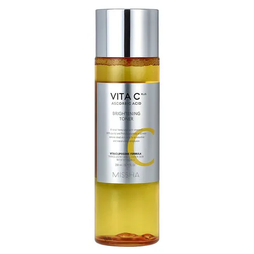 Missha, Vitamina C superior en forma de ácido ascórbico, Tónico iluminador, 200 ml (6,76 oz. líq.)