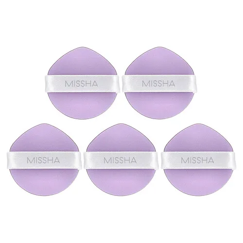 Missha, Glow Layering Fit, Esponjas en capas, 5 piezas