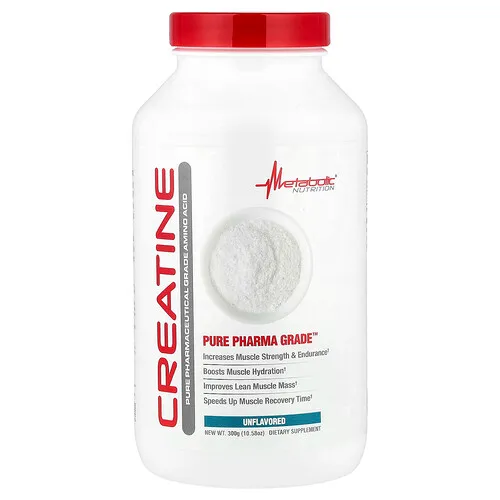 Metabolic Nutrition, Creatina, sin sabor`` 300 g (10,58 oz)