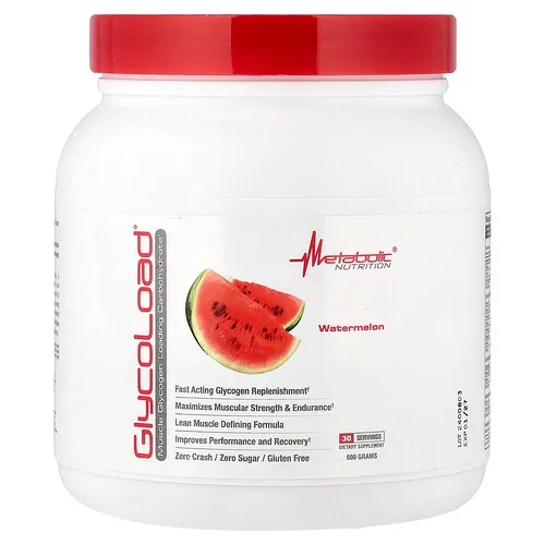 Metabolic Nutrition, GlycoLoad®, Sandía, 600 g