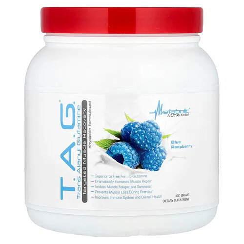 Metabolic Nutrition, TAG® Frambuesa azul, 400 g