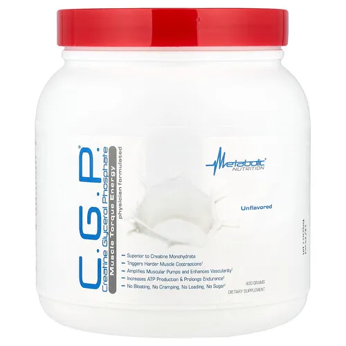 Metabolic Nutrition, CGP®, Sin sabor, 400 g