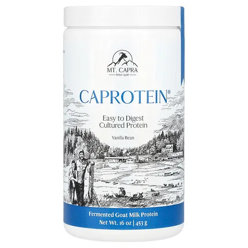 Mt. Capra, Caprotein®, Proteína cultivada, Vaina de vainilla, 453 g (16 oz)