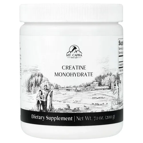 Mt. Capra, Monohidrato de creatina, 200 g (7,1 oz)
