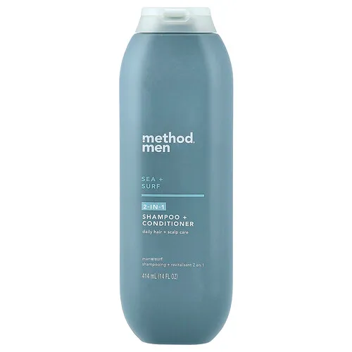 Method, Champú y acondicionador 2 en 1 para hombres, Mar y surf, 414 ml (14 oz. líq.)