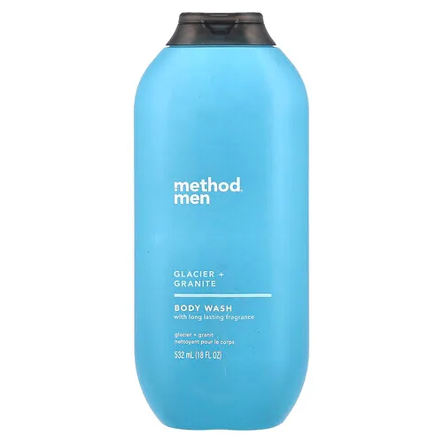 Method, Jabón líquido para el cuerpo para hombres, Glacier + Granite, 532 ml (18 oz. líq.)