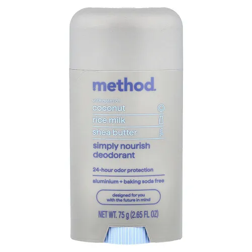 Method, Desodorante, Simply Nourish, 75 g (2,65 oz. líq.)