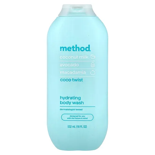 Method, Jabón líquido hidratante para el cuerpo, Coco Twist, 532 ml (18 oz. líq.)