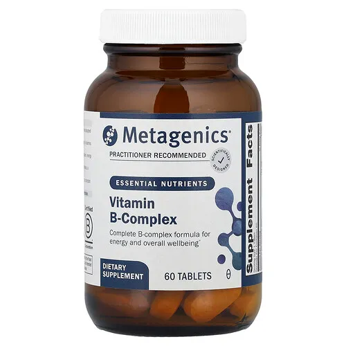 Metagenics, Complejo de vitaminas B, 60 comprimidos