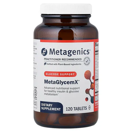 Metagenics, MetaGlycemX™, 120 comprimidos