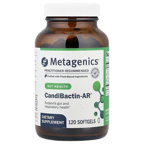 Metagenics, CandiBactin-AR®, Salud intestinal, 120 cápsulas blandas