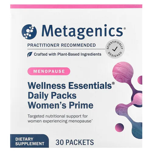 Metagenics, Wellness Essentials, Prime para mujeres, 30 sobres