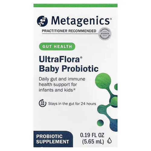 Metagenics, UltraFlora®, Suplemento probiótico para bebés, 5,65 ml (0,19 oz. líq.)