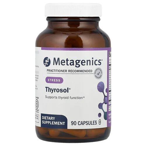 Metagenics, Thyrosol®, Suplemento para favorecer el funcionamiento de la tiroides, 90 cápsulas
