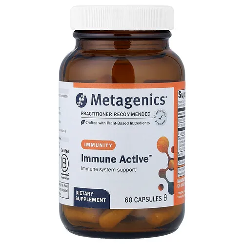 Metagenics, Immune Active™, Suplemento para el refuerzo del sistema inmunitario, 60 cápsulas