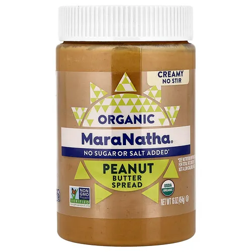 MaraNatha, Mantequilla de maní orgánica para untar, cremosa, 454 g (16 oz)