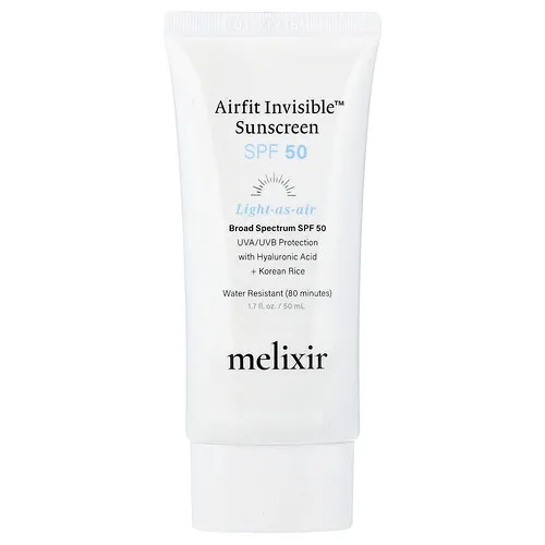 Melixir, Protector solar Airfit Invisible™, FPS 50, 50 ml (1,7 oz. líq.)