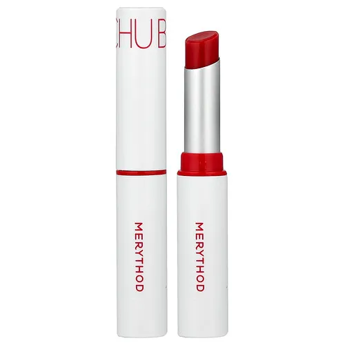 Merythod, Bling Chu, Bálsamo labial con color, 01 Vals rojo, 3,3 g (0,12 oz)