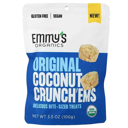 Emmy's Organic Cookies, Coco Crunch'ems original, 100 g (3,5 oz)