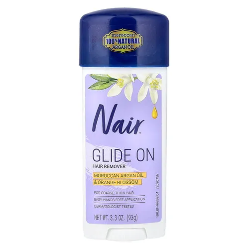 Nair, Depiladora Glide On, Para cabello grueso y grueso, 93 g (3,3 oz)