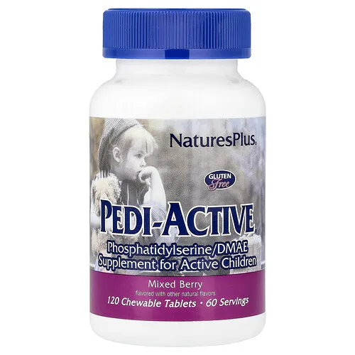 NaturesPlus, Pedi-Active®, Bayas mixtas, 120 comprimidos masticables