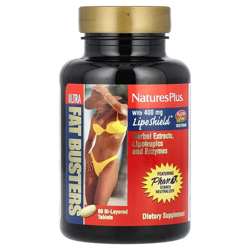 NaturesPlus, Ultra Fat Busters, 60 comprimidos bicapa