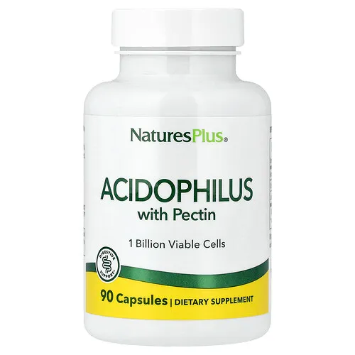 NaturesPlus, Acidophilus con pectina, 90 cápsulas